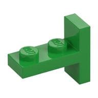 Bracket 1 x 2 with 1 x 2 Vertical Studs em Verde vivo