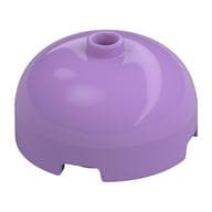 Brick Round 3 x 3 Dome with Center Stud em Lavanda médio