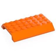 Brick Sloped 45° 6 x 8 Double with 4 x 8 Cutout em Laranja