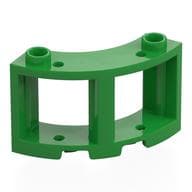 Window Round 3 x 3 x 2 em Verde vivo