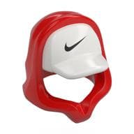 Hood over Cap White with Nike Logo Print em Vermelho