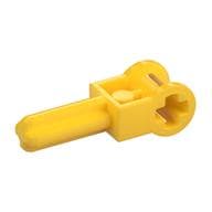 Technic Axle 1.5 with Perpendicular Axle Connector (Technic Pole Reverser Handle) em Amarelo