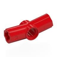Technic Axle and Pin Connector Angled #7 - 168.75° em Vermelho