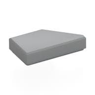 Tile 1 x 2 with Stud Notch Left em Cinza azulado claro