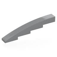 Brick Curved 1 x 8 x 1 2/3 em Cinza azulado claro
