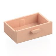 Cupboard 2 x 3 Drawer em Nougat claro