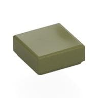 Tile 1 x 1 with Groove em Verde oliva