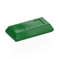 Tile Special 1 x 2 with Sloped Walls AKA Money / Gold Bar [Ingot] em Verde