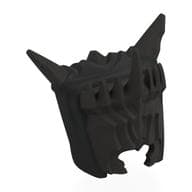 Helmet with Grill, Spiked Crown with Black Hood Pattern (Mouth of Sauron)