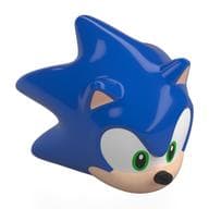 Minifig Head Special, Sonic the Hedgehog with Green Eyes, Light Nougat Face and Ears, Black Nose and Smile Print