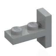 Bracket 1 x 2 with 1 x 2 Vertical Studs em Cinza azulado claro