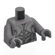 Torso, Robot Body, Armor Plating, Flat Silver Arms and Hands