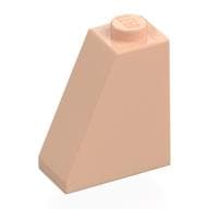 Brick Sloped 65° 2 x 1 x 2 em Nougat claro