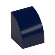 Brick Curved 1 x 1 em Azul escuro