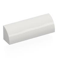 Brick Curved 1 x 4 x 1 em Branco