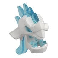 Head Special, Monster with Spikes, Trans-Light Blue Pattern