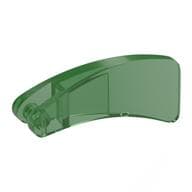 Animal Body Part, Fin 2 x4 with Handle em Verde translúcido
