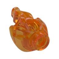 Flame Blaster with Handle em Laranja translúcido