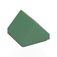 Brick Sloped Double 45° 1 x 1 em Verde areia