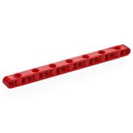 Technic Beam 1 x 15 Thick with Alternating Holes em Vermelho