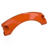 Technic Panel Car Mudguard Arched 9 x 2 x 3, Arched Top #42 em Laranja avermelhado