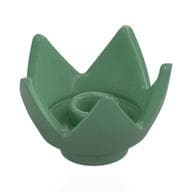 Crown / Flower / Egg Shell Half em Verde areia