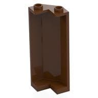 Panel 2 x 2 x 5 Corner em Marrom avermelhado