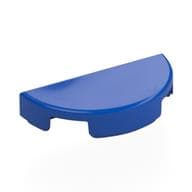 Tile Round 1 x 2 Half Circle em Azul