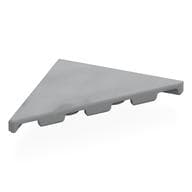 Tile 45° Cut 4 x 4 (Triangle) em Cinza azulado claro