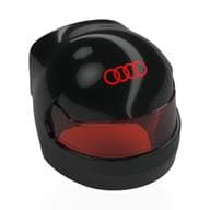 Helmet, Formula 1 with Trans-Red Visor Pattern with Red Audi Logo Print