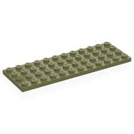 Plate 4 x 12 em Verde oliva