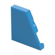 Wedge Tile 2 x 2 Right em Celeste escuro