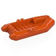 Boat / Rubber Raft / Dinghy 6 x 12 em Laranja avermelhado