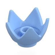 Crown / Flower / Egg Shell Half em Azul vivo claro