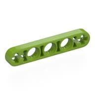 Technic Beam 1 x 5 Thin with Axle Holes on Ends em Verde-limão