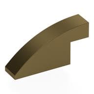 Brick Curved 1 x 4 x 1 2/3 No Studs em Dourado metálico