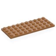 Plate 4 x 10 em Nougat médio