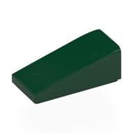 Brick Sloped 18° 2 x 1 x 2/3 em Verde escuro