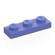 Plate 1 x 3 em Violeta azul