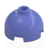 Brick Round 2 x 2 Dome Top, Vented Stud em Violeta azul