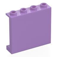 Panel 1 x 4 x 3 [Side Supports / Hollow Studs] em Lavanda médio