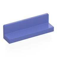 Panel 1 x 4 x 1 with Rounded Corners [Thin Wall] em Violeta azul