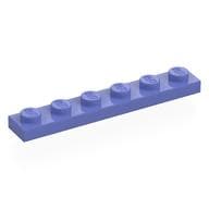 Plate 1 x 6 em Violeta azul