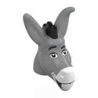 Animal, Head, Donkey with Black Mane Pattern, White Nose, Black Eyebrows Print