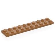 Plate 2 x 10 em Nougat médio