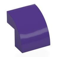 Brick Curved 2 x 2 x 1 2/3 em Roxo escuro