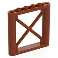 Support 1 x 6 x 5 Girder Rectangular em Laranja escuro