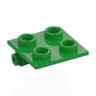 Hinge Brick 2 x 2 Top Plate Thin em Verde vivo