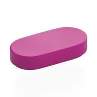 Tile Round 1 x 2 em Magenta
