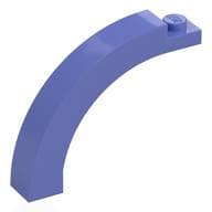 Brick Arch 1 x 5 x 3 1/3 Curved Top em Violeta azul